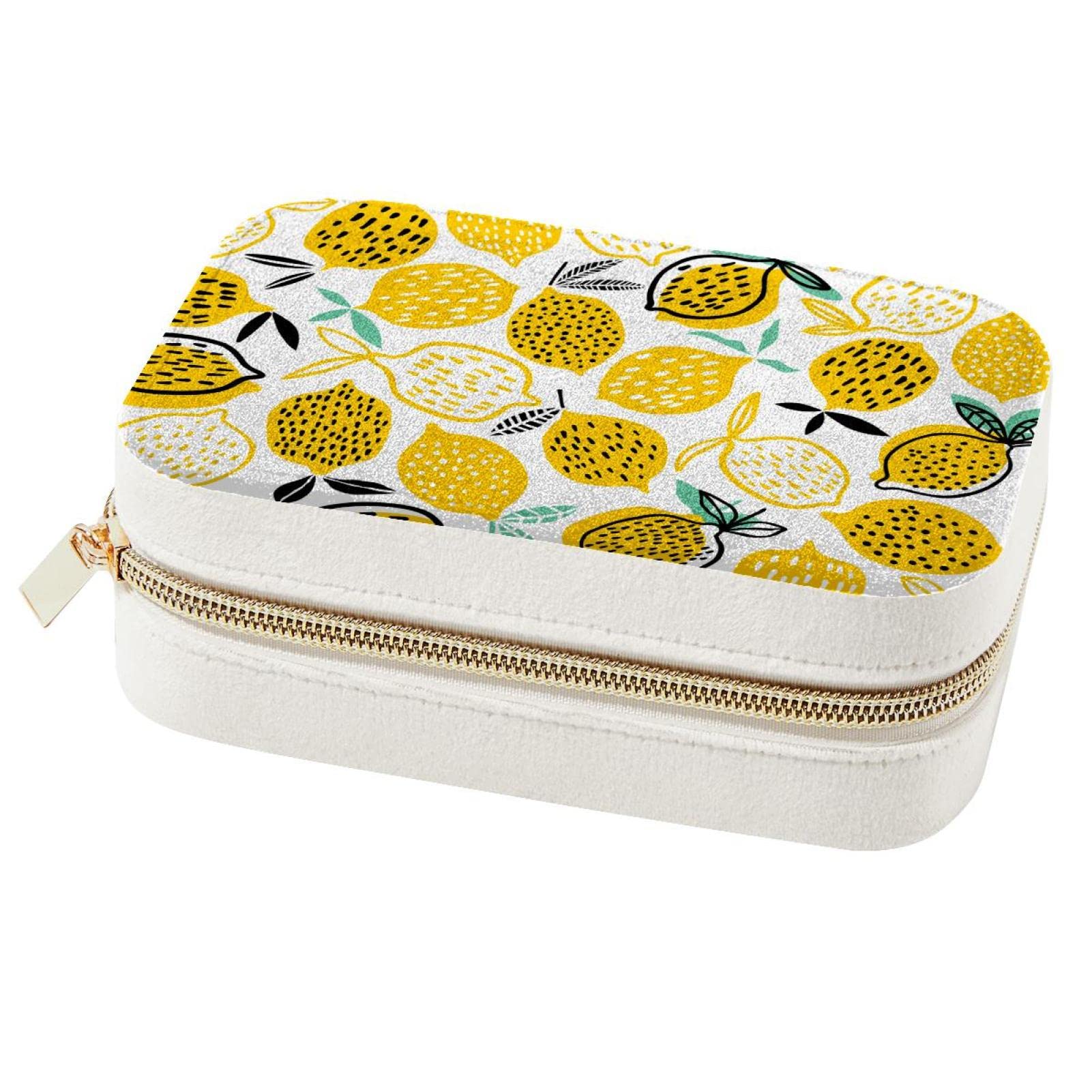 Boîte à bijoux motif citron cadeau de demoiselle d'honneur original