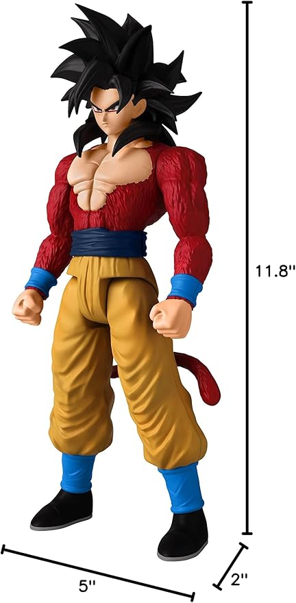 Bandai Namco Dragon Ball Super Super Saiyan 4 Goku Figura de Acción 12" miniatura 2