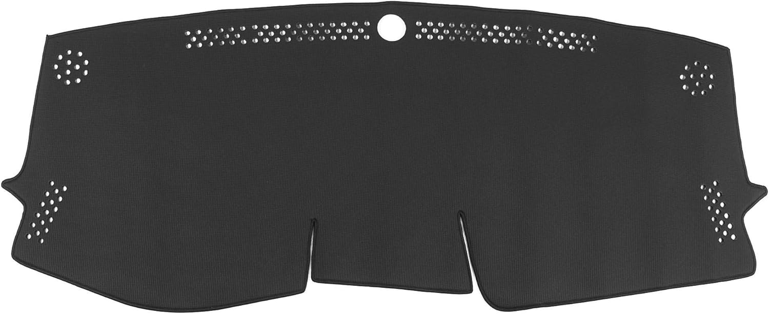 WellVisors Black Dash Mat Dashboard Cover Compatible with Toyota 2018-2022 C-HR