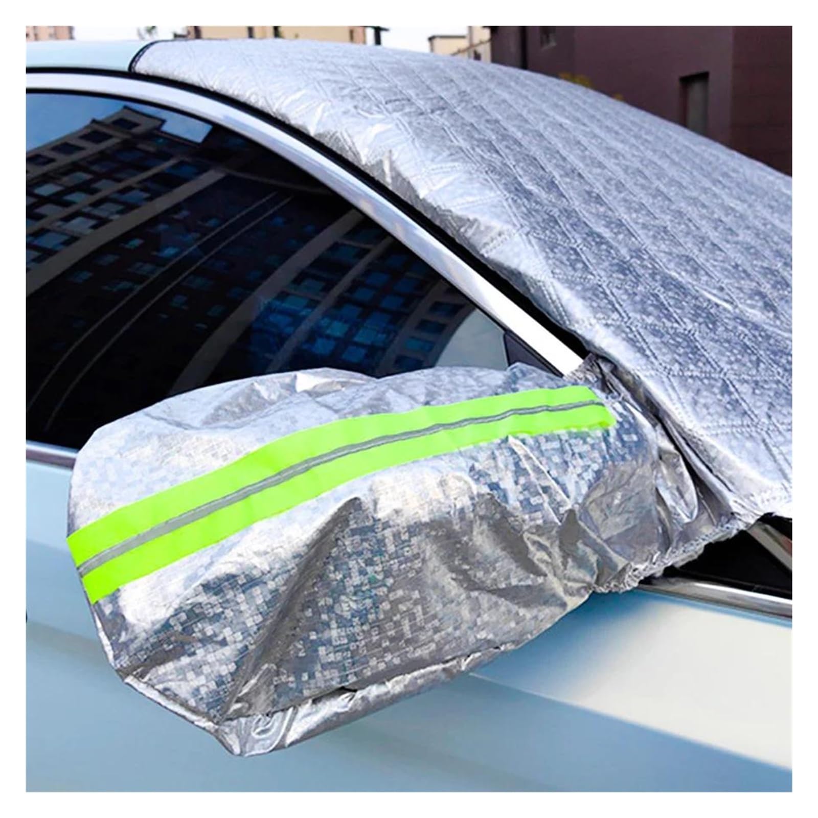 Telo Parabrezza Auto Antigelo Scudo da Neve per Auto Parasole Parasole per Ingranaggio Anteriore Scudo da Neve Ispessito E Allungato nel Parabrezza Anteriore di Protezione Invernale