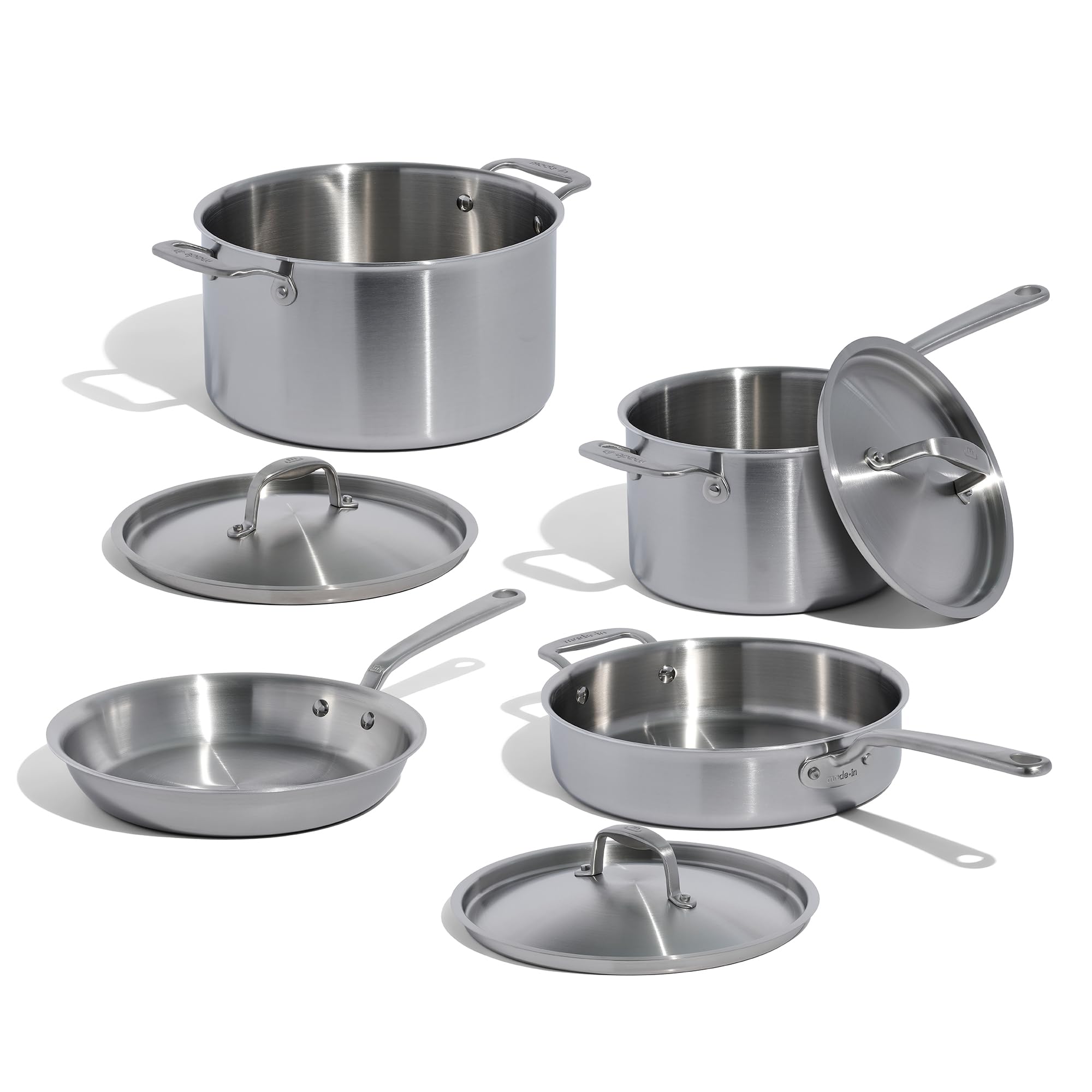 Amazon.com: Made In Cookware – 7 Piece Stainless Steel Cookware