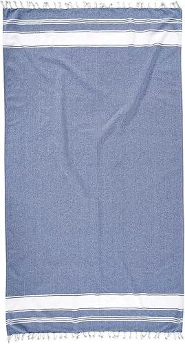 Vista 108 de LANE LINEN Juego de 6 toallas de playa turcas para mujer, tamaño grande, 39 x 71 pulgadas, prelavadas, no se encogen, no se encogen, sin arena