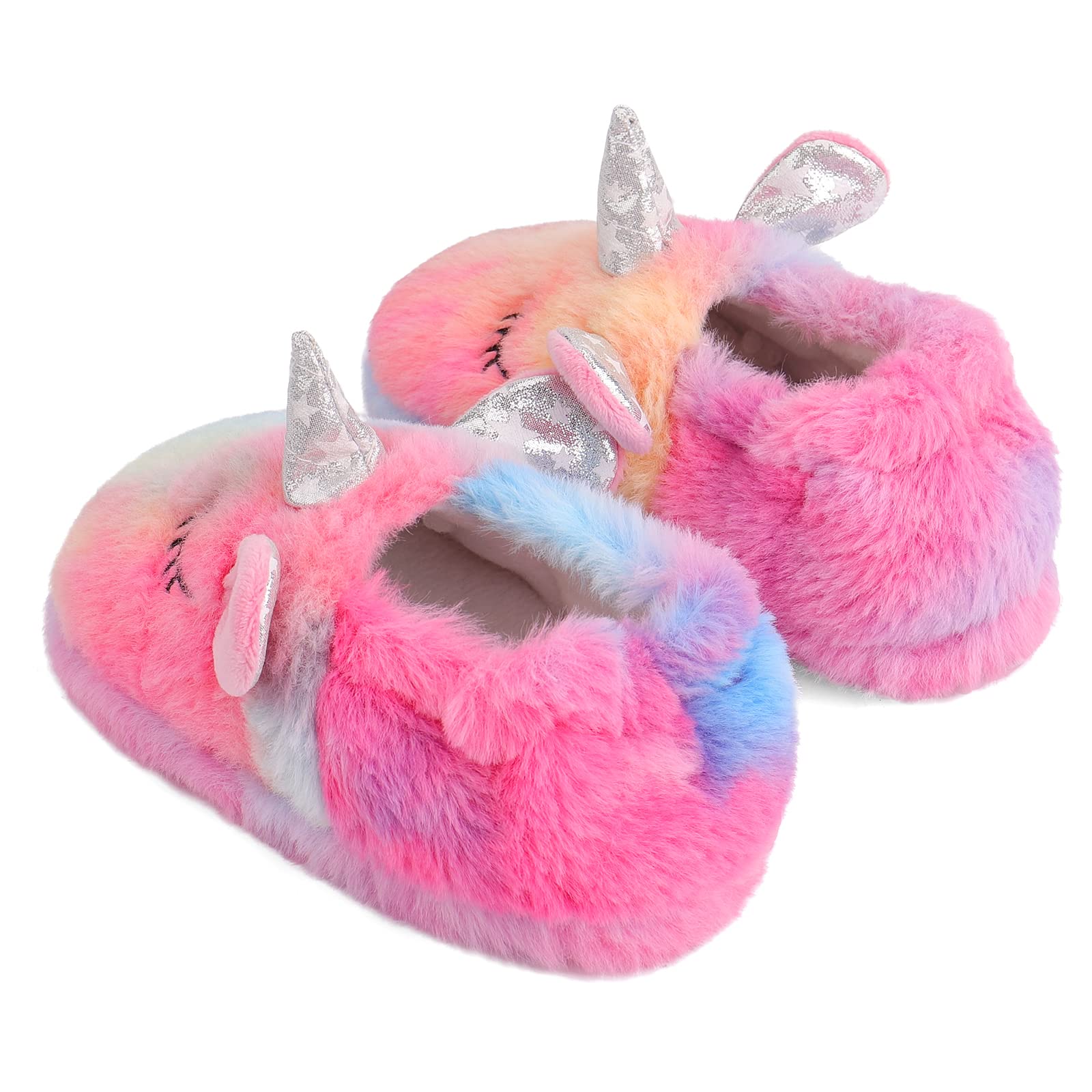 MASOCIO Chausson Enfant Fille Garcon Animaux Peluche Souple Pantoufle Enfants Caoutchouc Antidérapantes