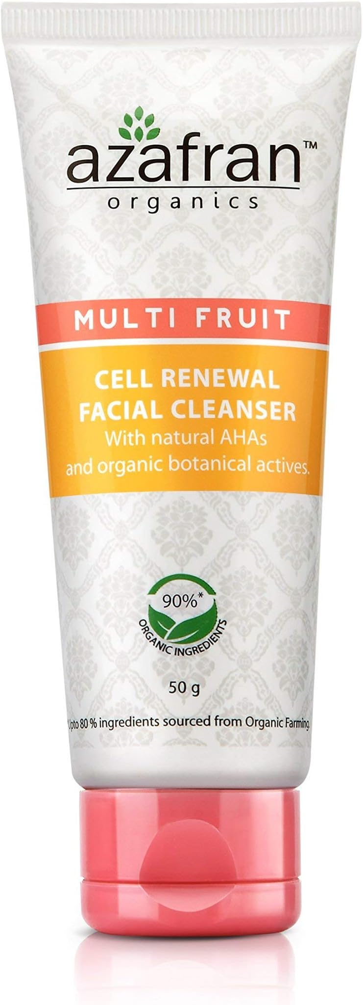 Azafran Organics Multi Fruit Cell Renewal Facial Cleanser, 50G