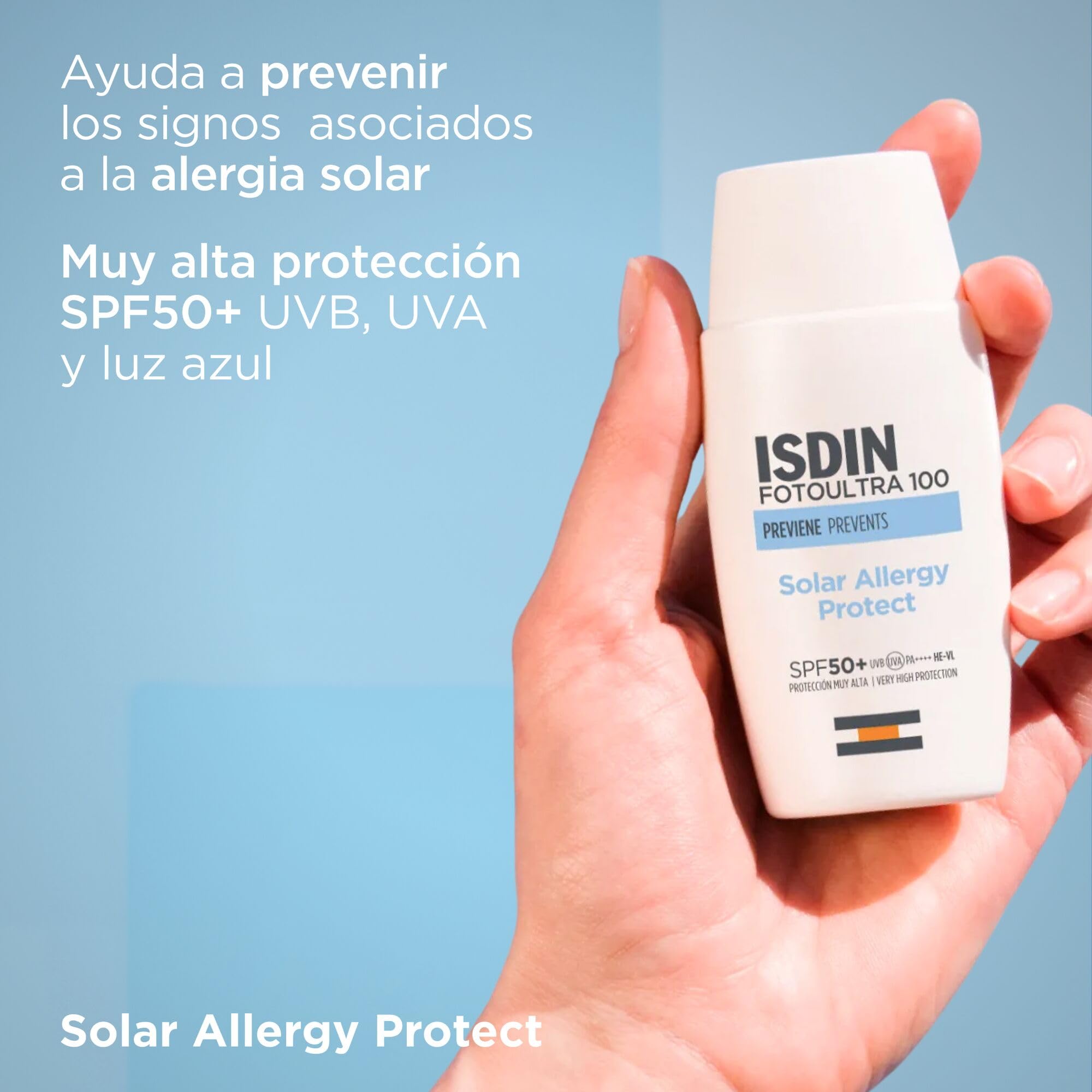 ISDIN Foto Protector Facial Solar Allergy SPF 50+, 50 ml