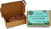 Vista 48 de Bless International Cedro 100% natural - Conos de incienso hechos a mano, sumergidos a mano, orgánicos, sin productos químicos para purificación