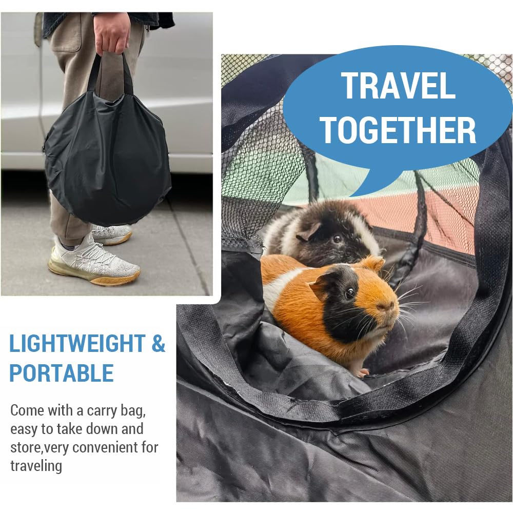 Tunnel per gatti Forniture per animali domestici portatile pieghevole Set di prodotti per animali domestici Gabbia per cani traspirante Canale per animali domestici Uso interno ed esterno Adatto per