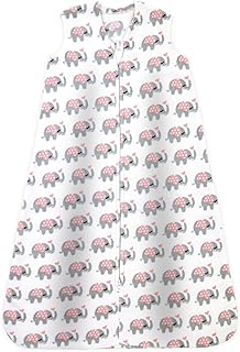 Bublo Baby Baby Wearable Blanket, Cotton Sleep Sacks for 6-12 Months, 2 Pack Unisex Sleeping Bag Sack, Medium Size, 2-Way Zipper, 0.5 Tog Breathable Cotton