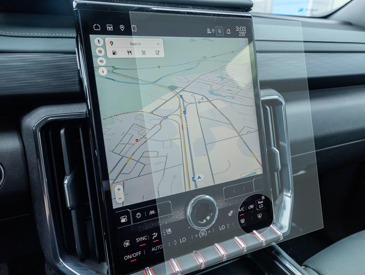 Tempered Glass Screen Protector for 2024-2025 GMC Acadia & Terrain 15-Inch Touchscreen | HD Clear, Anti-Glare, Scratch-Resistant, Bubble-Free