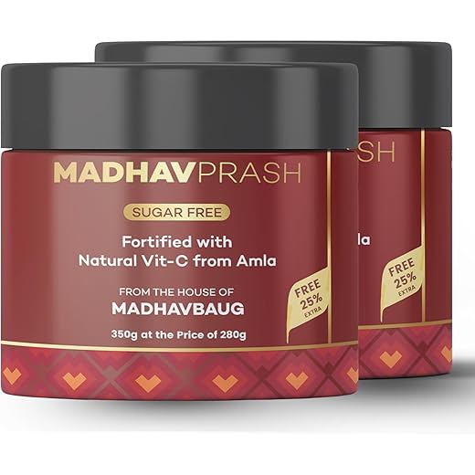 Madhavprash Heart Booster 80X Vit C 40 Herbs 2-Pack