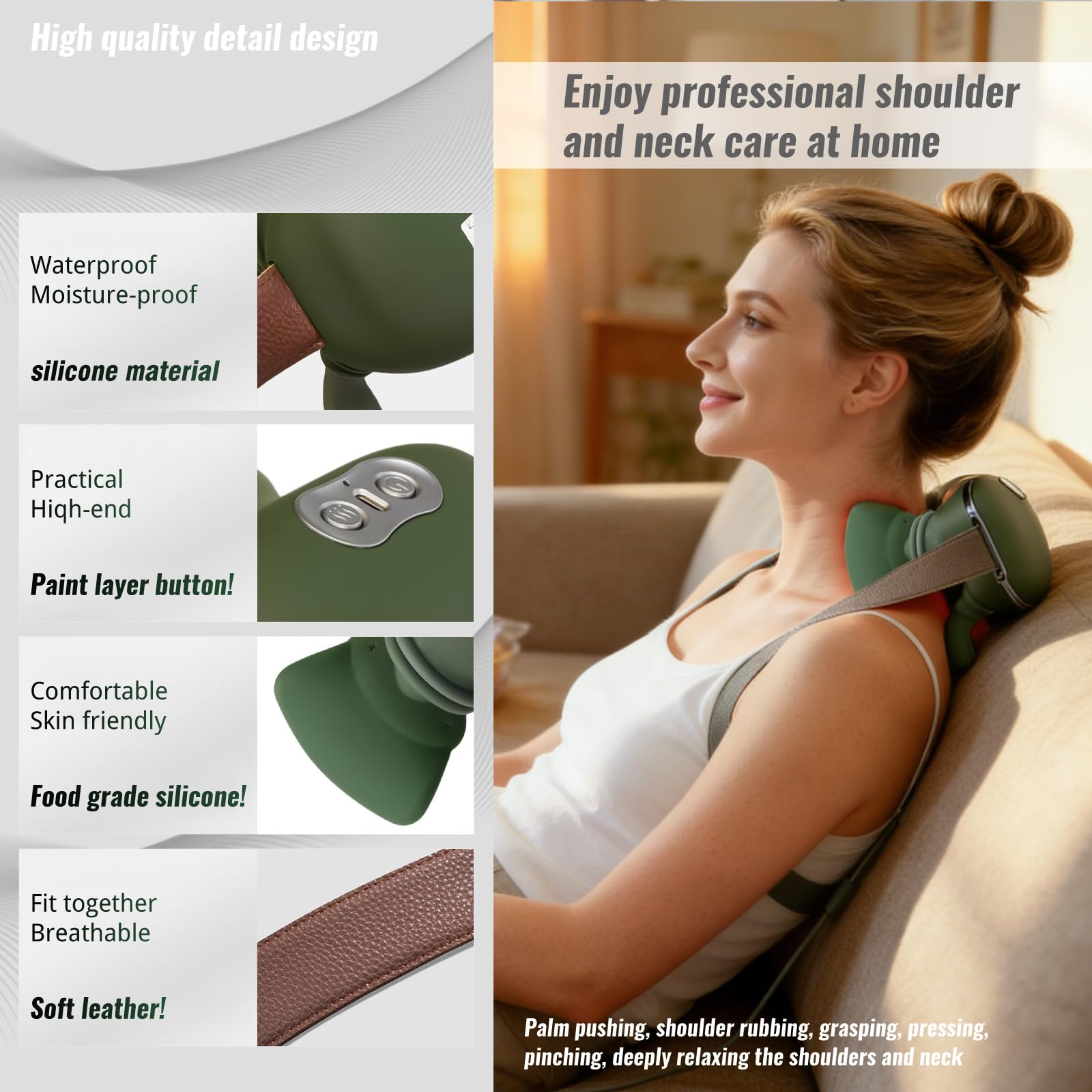 Masajeador Cuello Bionic Thermal Cervical y Espalda Massage Master 2 Modos