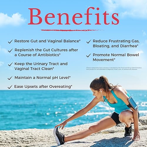 Miniatura 5 de Vitalitown Probióticos para mujer | 200 mil millones de CFU 30 cepas | 60 unidades | Estables en el almacenamiento, resistentes a los ácidos |