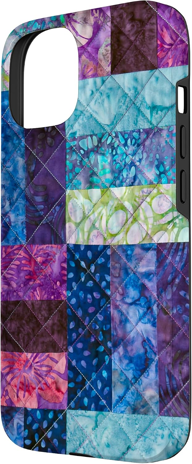 iPhone 15 Quilting Design for Quilters and Quilt Collectors Case
