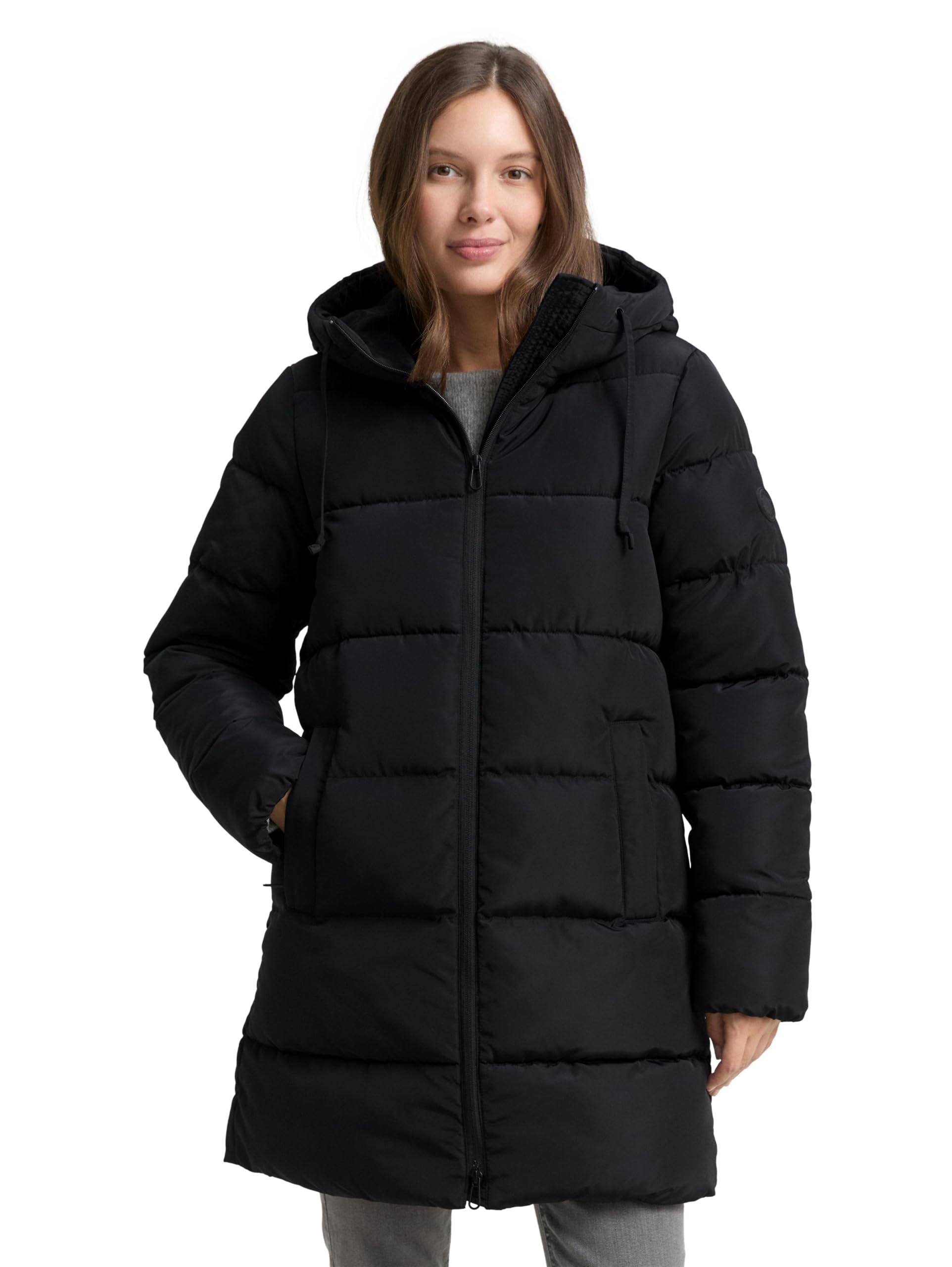 TOM TAILOR Damen 1049103 Winter-Puffer-Mantel