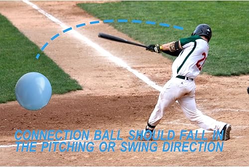 Miniatura 3 de Orbis Connection Ball, 9 pulgadas, entrenador de lanzamiento de béisbol y softbol, mejora la eficiencia de golpes y lanzamientos y evita posibles