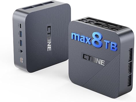 CTONE Mini PC i5-12450H, 24GB LPDDR5 1TB SSD, Win 11 Pro