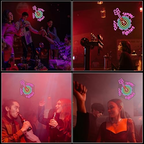 Vista 48 de Gamerneon Elegante letrero de neón de mariposa rosa para decoración de pared, hermoso club, luces LED para dormitorio, sala de estar, niñas, fiesta