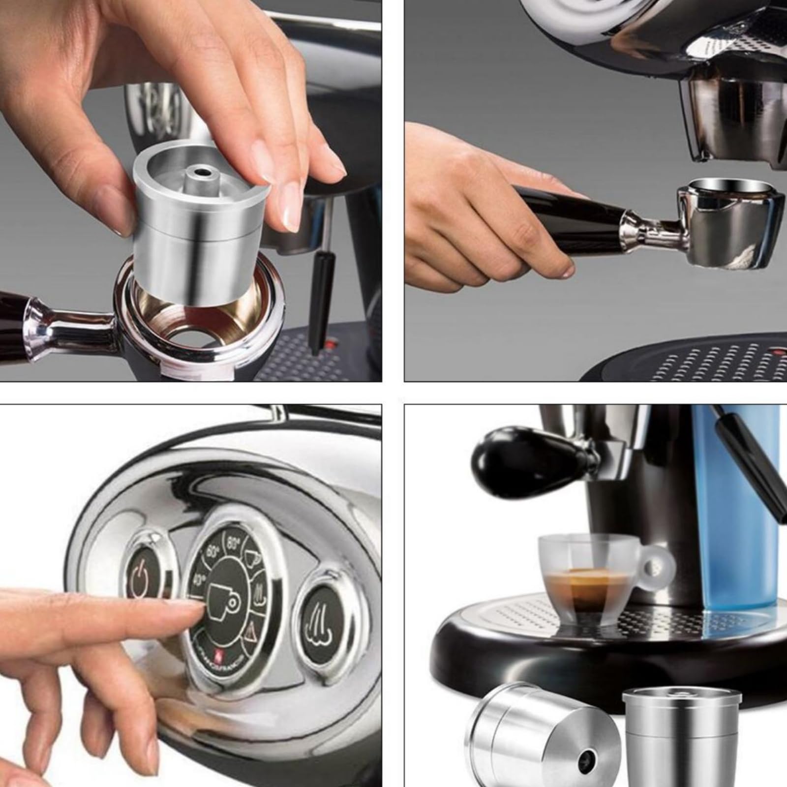 kompatibel wiederbefüllbare Kaffeekapsel, style to 4