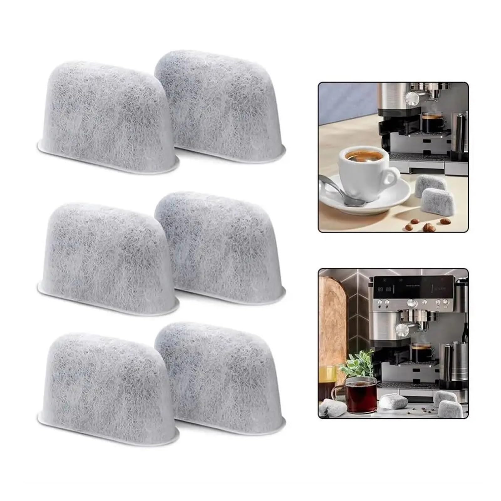 Kohlewasserfilter, Filtration, kompatibel mit Ninja ES601/655/701 Kaffeemaschinen, 6 Stück