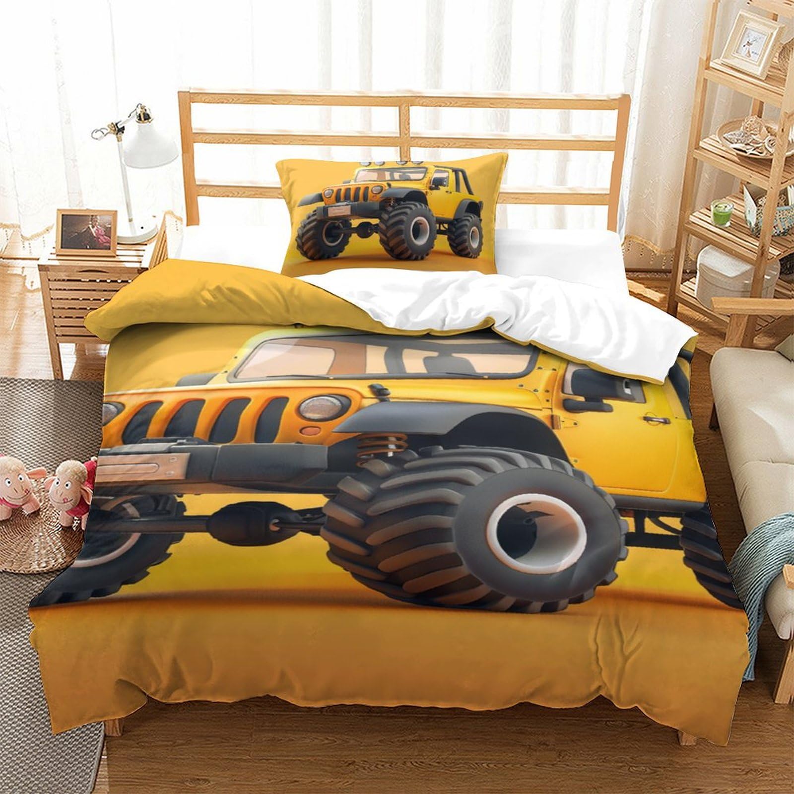 Housse de couette camion lit enfant pour créer une chambre thématique