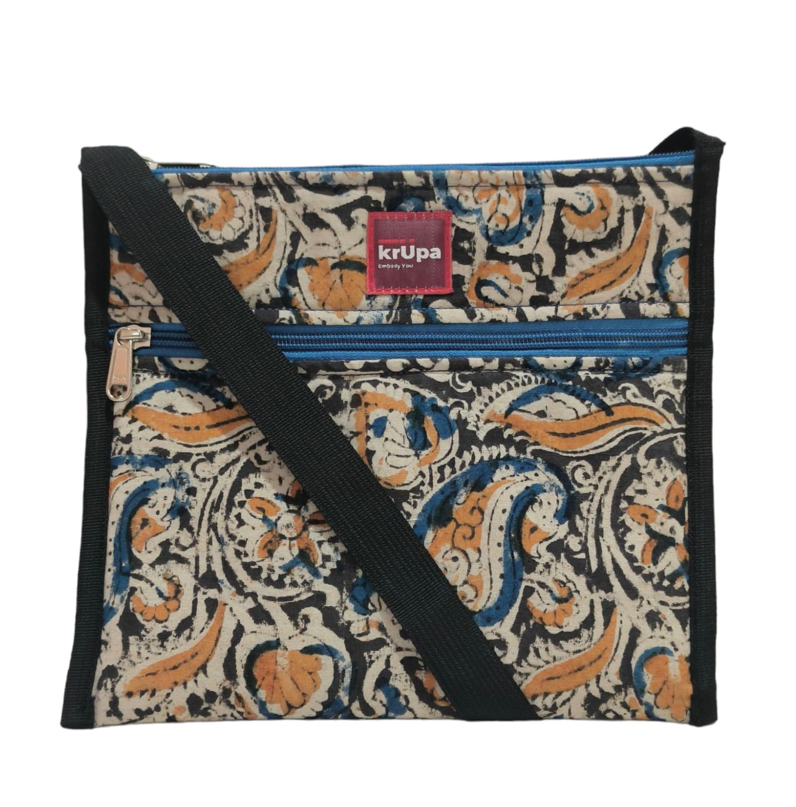 krUpa Kalamkari Sling Bag for Women and Girls (B0CHZD5XFC) Amazon Price History, Amazon Price Tracker