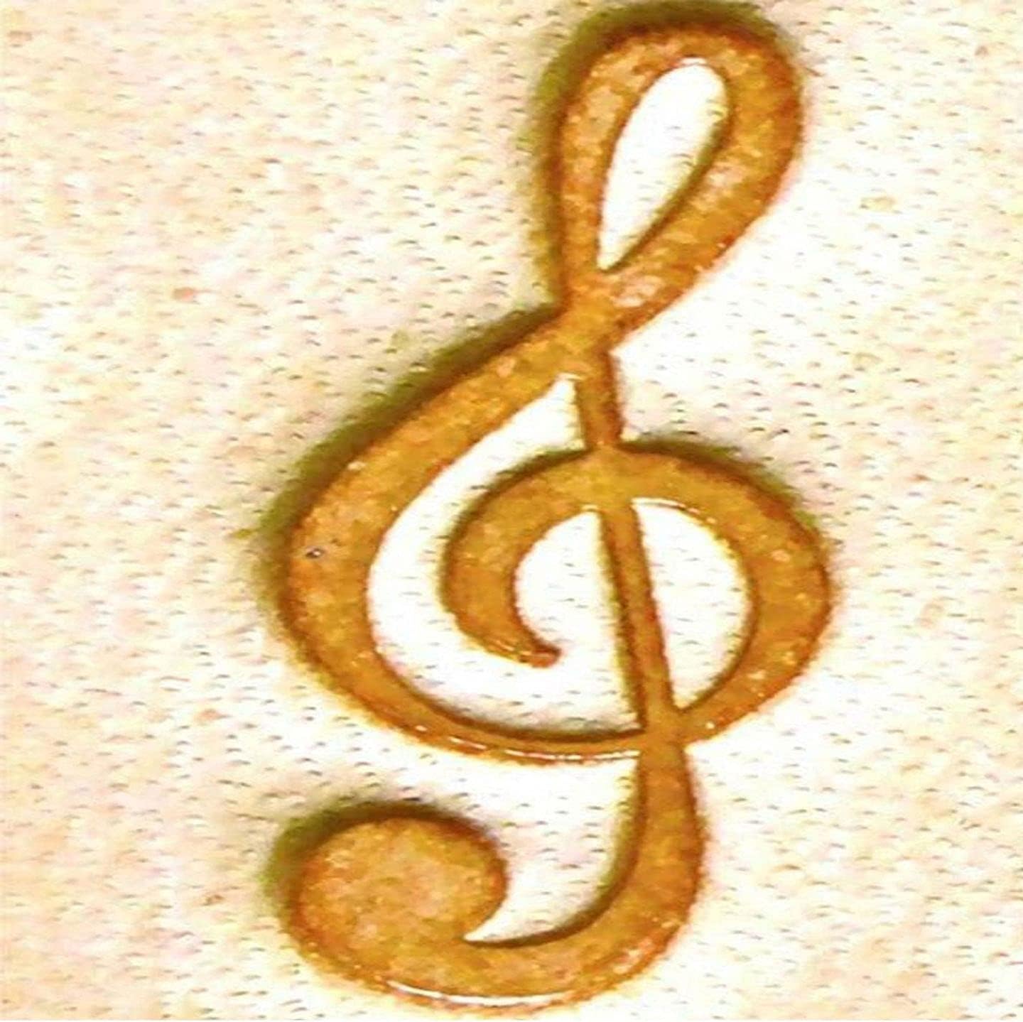 Leathercraft 18mmx6mm E568 G Treble Clef Symbol Leather Carving Stamping Tool Custom Pattern Leatherworking Stamp