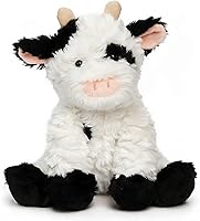 Vista 26 de Hopearl Adorable Vaca de Peluche Juguetes Coloridos, Ganado Lechero Suave de Felpa, Juguetes de Animales de Peluche Lindos, Regalos de Cumpleaños
