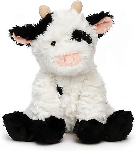 Miniatura 26 de Hopearl Adorable Vaca de Peluche Juguetes Coloridos, Ganado Lechero Suave de Felpa, Juguetes de Animales de Peluche Lindos, Regalos de Cumpleaños
