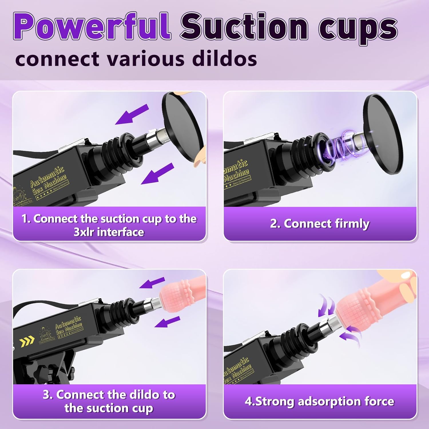 Sex Machine,Automatic Thrusting Dildo Machine with Suction Cup,Dildo Machine for Women with 8 Attachment Sex Toys Adult Sex Toy