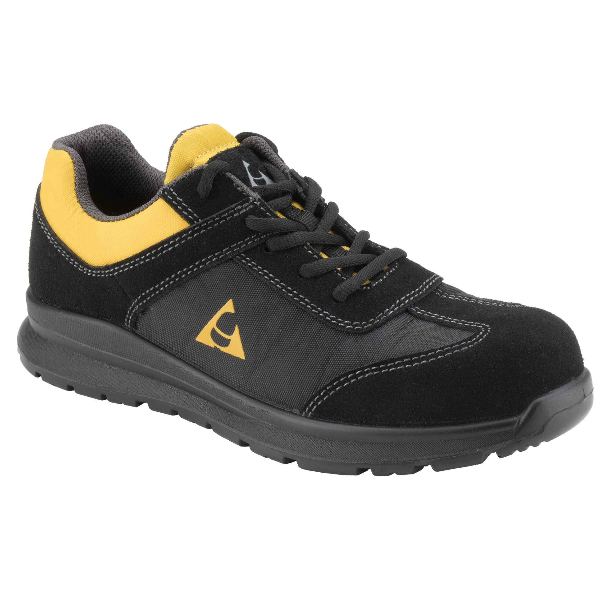 Bellota - Zapato de Seguridad Volta S1P de Hombre y Mujer (Tallas 36-47) de Nylon Antiabrasivo y Microfiba, Transpirante y Resistente