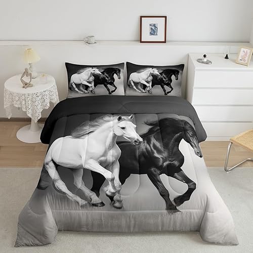 Miniatura 9 de Juego de edredón de motocross tamaño Queen, edredón de plumón deportivo de teñido anudado, juego de ropa de cama para niños y adolescentes y