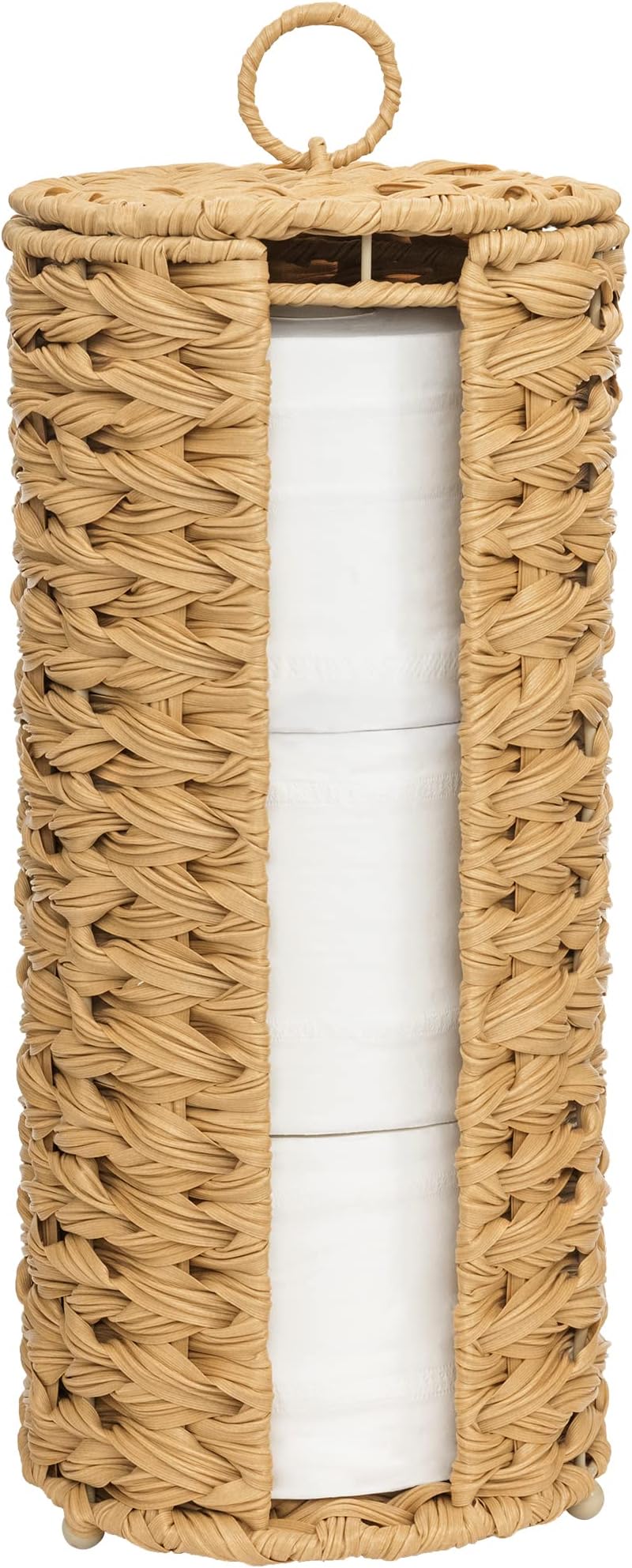 GRANNY SAYS Toilet Paper Storage Stand, Toilet Paper Holder Stand with Storage, Bathroom Tissue Holder, Freestanding Roll Stand, Waterproof Organizer for Bathroom