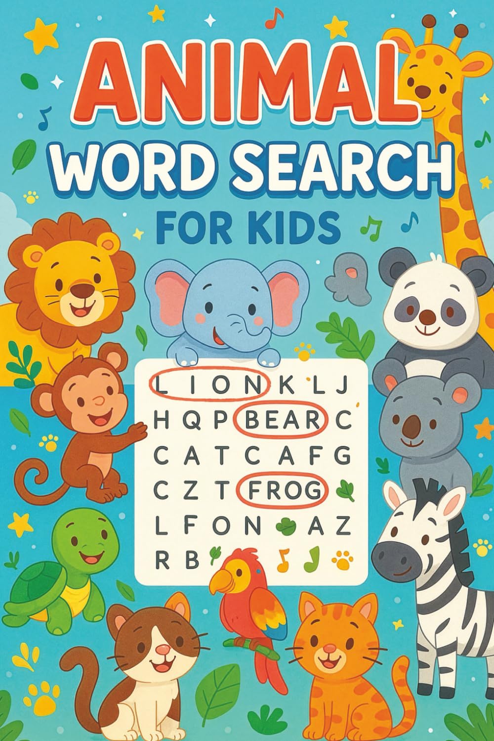 Animal Word Search Book For Kids: Animal Word Search Book For Kids : 55 Fun Animal-Themed Puzzles | A 6×9 Activity Book for Kids, Young Learners & Schools