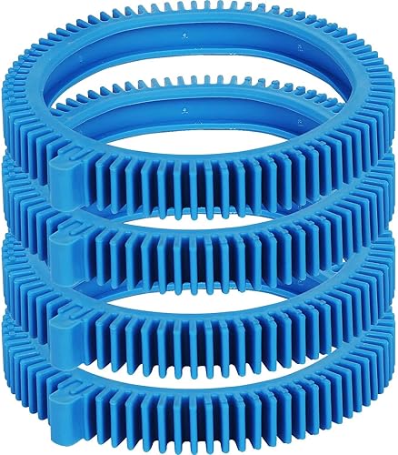 896584000-143 - Kit de neumáticos delanteros con súper joroba de Seentech - Compatible con limpiadores Poolvergnuegen y Hayward Phoenix - Neumático