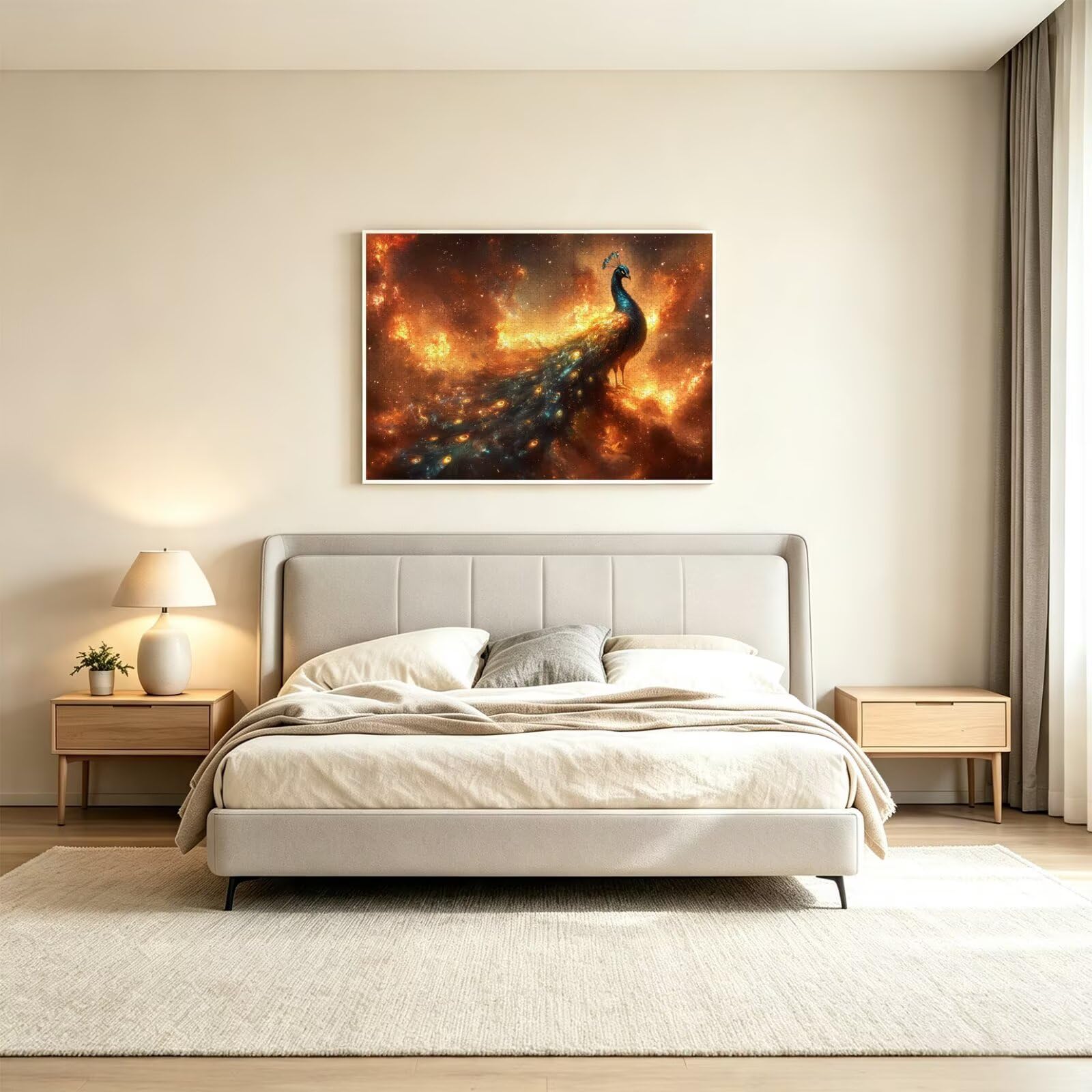 Puzzle dla dorosłych 6000, płomień paw, 179 x 105 cm, n-314