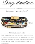 Bracelets Boho pour femmes en cuir laqué Bracelets perlés bracelets pour femmes empilables Infinity Bracelets Cadeaux de bijoux pour femmes adolescentes filles