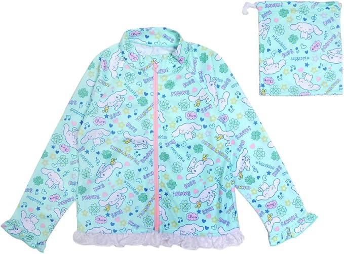 Amazon 女の子用長袖ラッシュガード水着 Cinnamoroll シナモロール サンリオ サックス Sw2371 水着 通販