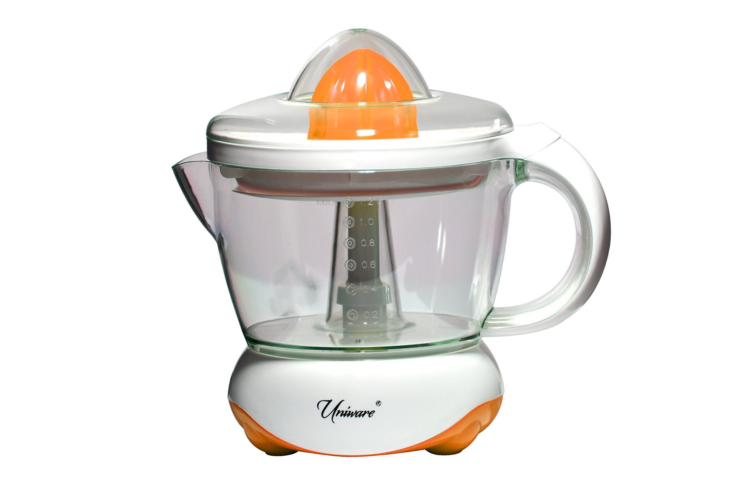 Uniware 8701OR 1.2L Electric Citrus Juicer, Make Fresh and Delicious Juice at Home!