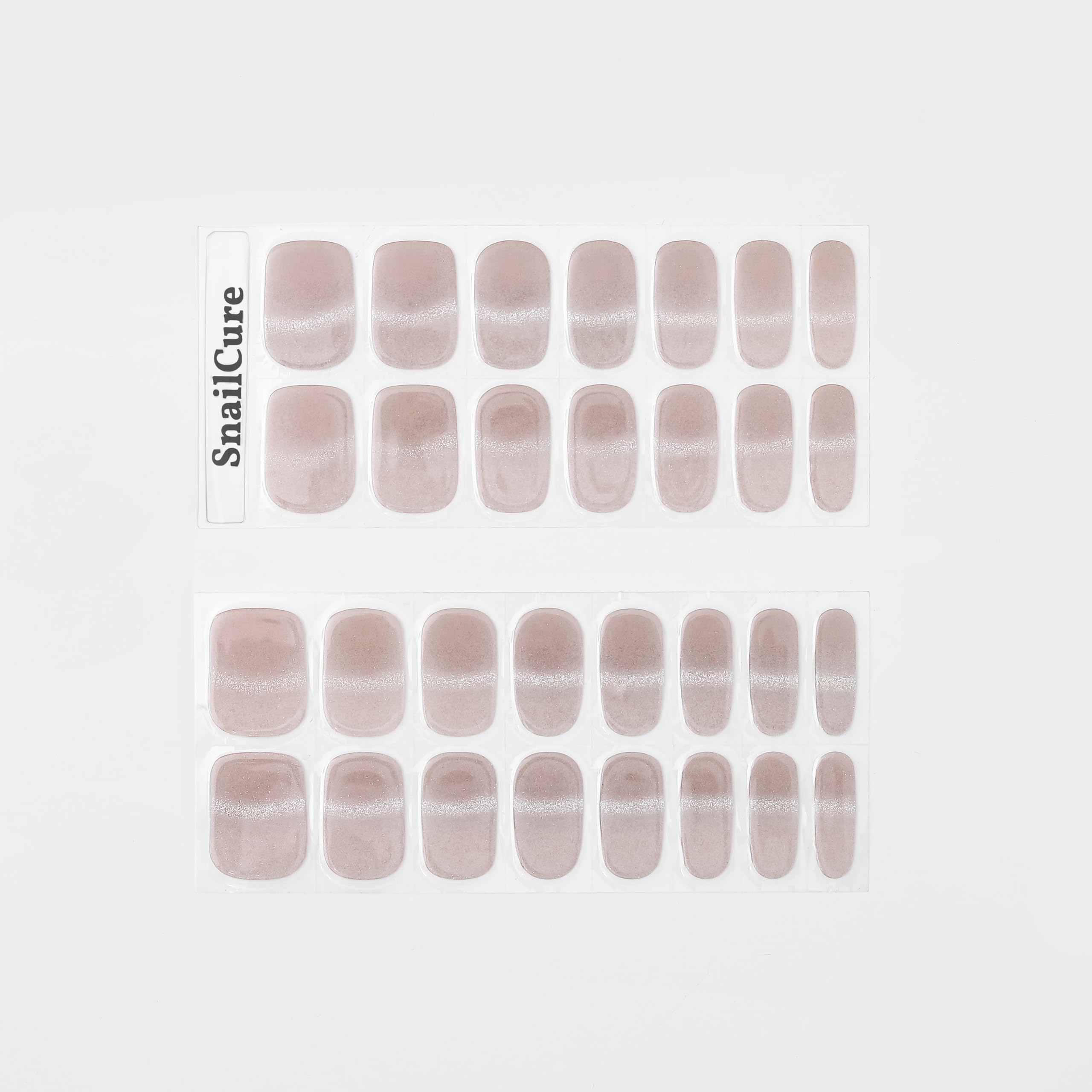 SnailCure Semi Cured Gel Nail Strips, Real Gel Polish Wraps, Long-Lasting Shine, Easy Stick On Nails Kit, Vegan - Image 3