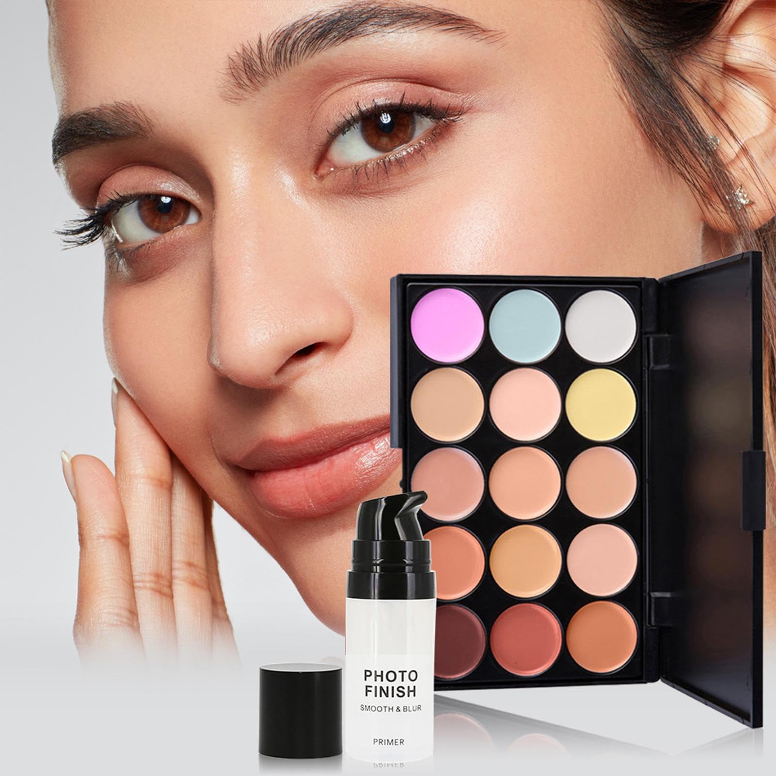 Kit de maquillaje completo | Kit de paleta de sombras de ojos | Kit de maquillaje completo | Kits de maquillaje completos, kits de belleza profesionales, maquillajes con brochas, conjunto b