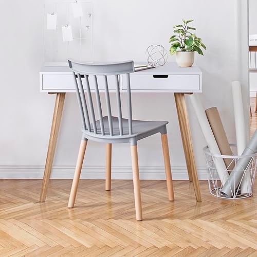 Miniatura 6 de ZENY Escritorio pequeño para computadora de 39 pulgadas, mesa de escritura moderna, escritorio de oficina en casa para dormitorio y estudio,