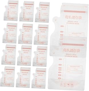 150 Pcs Disposable Breastmilk Storage Bags, 250ml Plastic Leak-Proof | Freezer Safe for Breastfeeding Use, Safe Storage, Home Supply Pack, Container Style for Milk