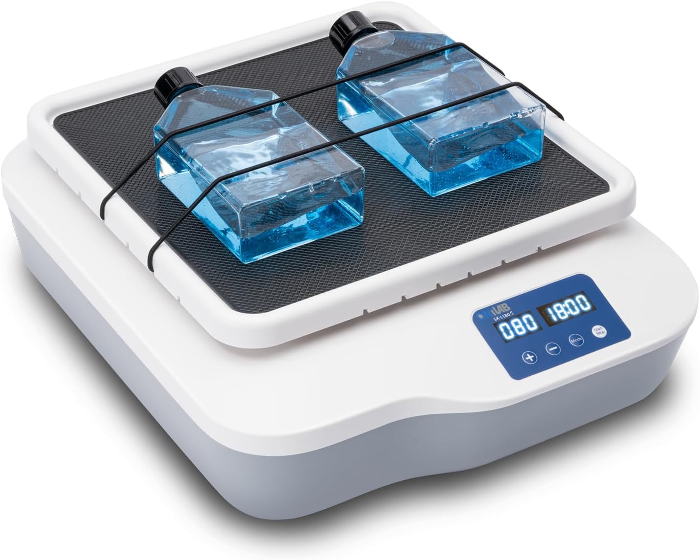 ONiLAB Digital Linear Shaker Adjustable Speed 40-200RPM, Capacity 2KG, Linear Shaker with Continuous Model(Set time to Zero) or Timer Mode, LED Display Speed and time, Labs and Classrooms