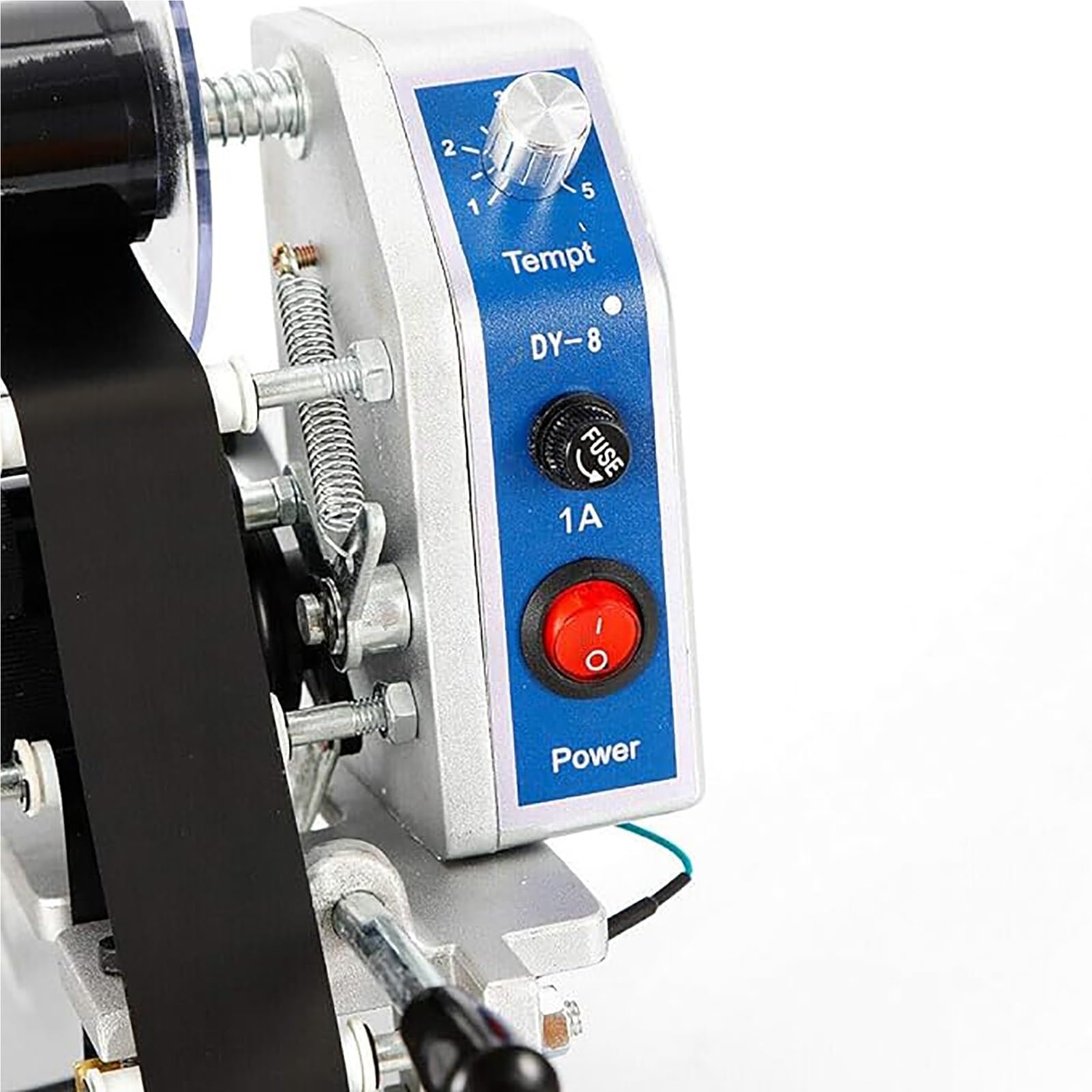 Stampante elettrica per timbri a caldo, versatile, 5 livelli di temperatura, ideale per imballaggi e prodotti in pellicola plastica, efficiente e affidabile