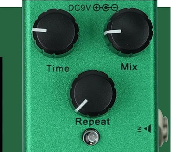 Aurgiarme 9V Electric Guitar Effect Pedal with 10 Sound Options Small Guitar Effect Pedal for Concert Stage Practice Live Studio