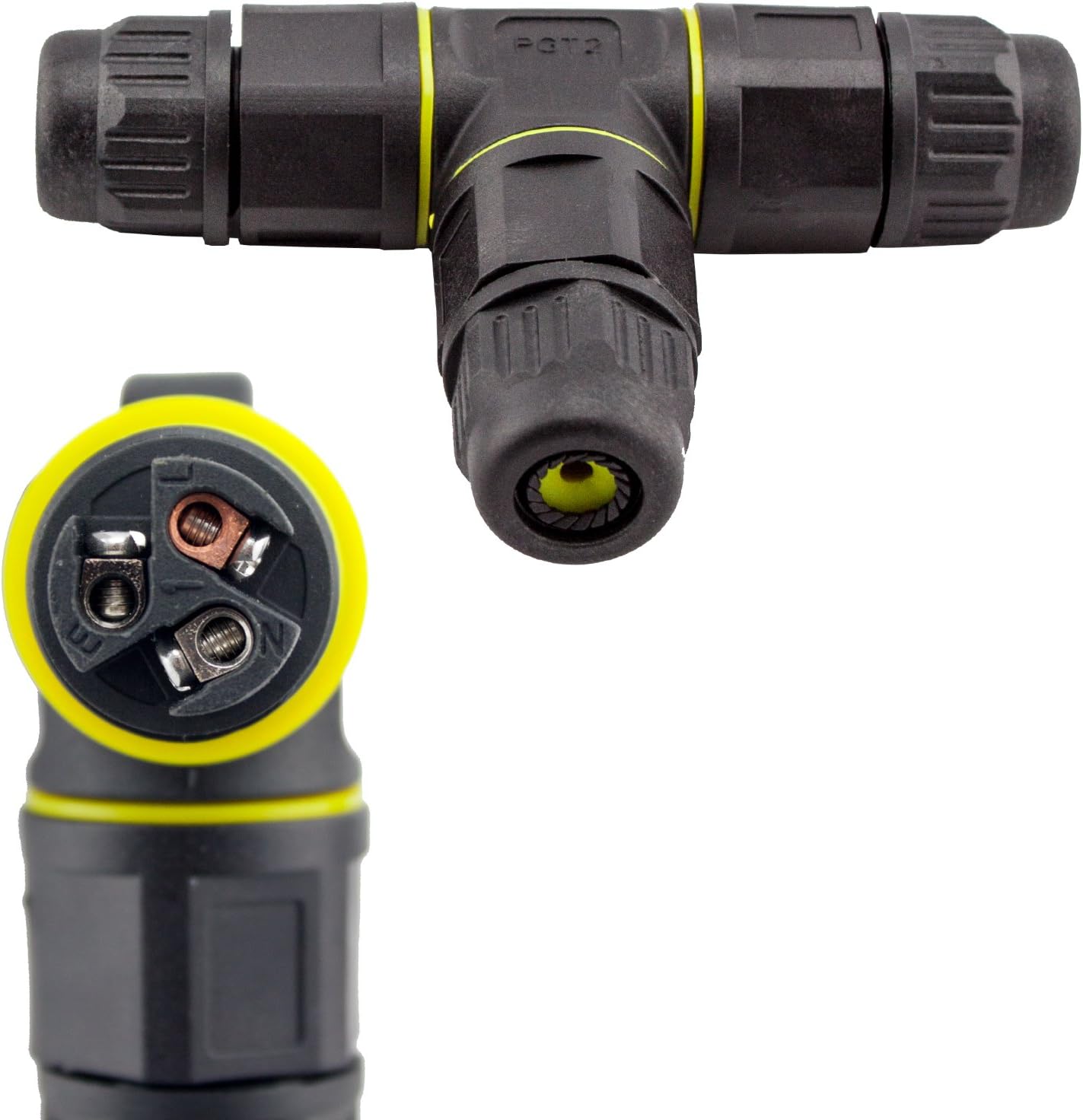 Box of sleeve Cable Joiner/Cable Extension – T/Y Splitter Cable IP68 3 Pin Waterproof for 230 V
