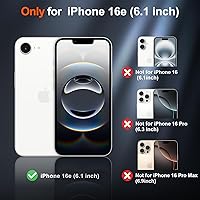 Vista 1382 de SUPFINE Funda magnética para iPhone 11 (compatible con MagSafe) (protección contra caídas de grado militar), translúcida mate a prueba de golpes