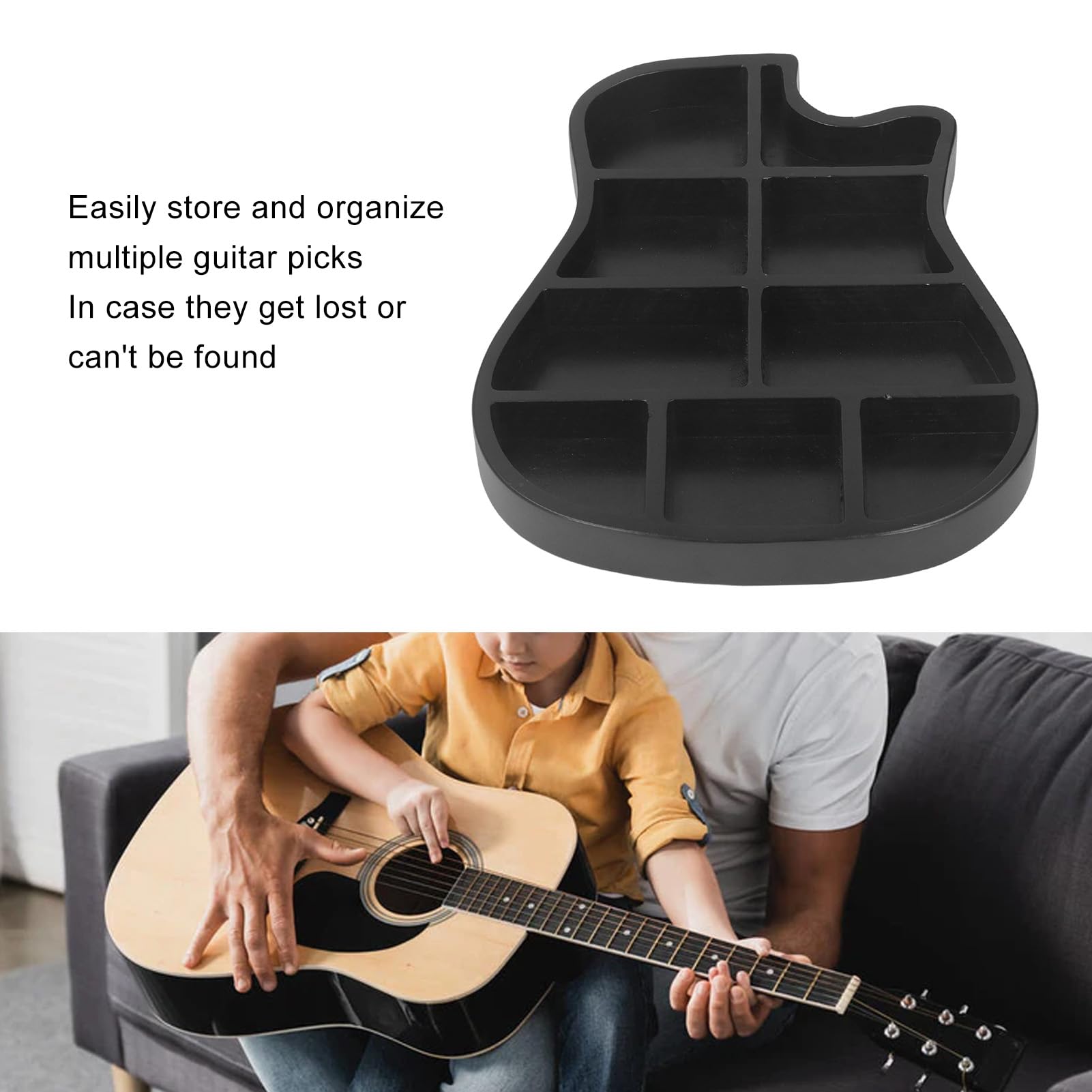 Étui Cuir Pour Médiators Guitare – Rangez Vos Picks En Style – Cadeau Idéal Pour Guitariste (Marron) - 14