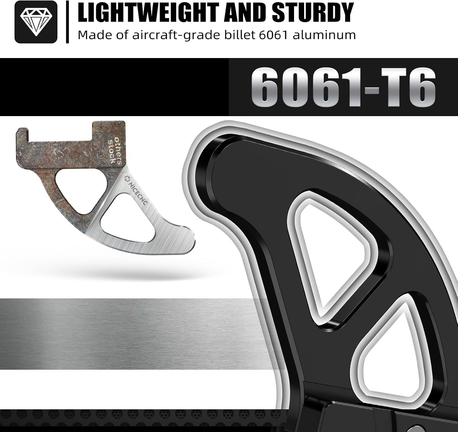 NICECNC Black Rear Brake Disc Guard Compatible with Husqvarna 125-501 TC/FC/TE/FE 2014-2017 FC250/350/450 2019-2021 Compatible with Husaberg TE/FE 250-570 allshippage 2009-2014 See Fitment