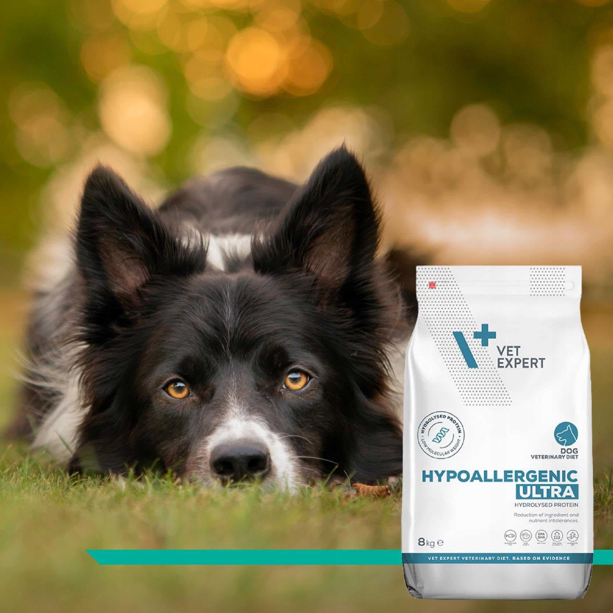 VET EXPERT HYPOALLERGENIC ULTRA - sucha karma weterynaryjna dla psów z alergią i nietolerancją pokarmową (Opakowanie 8 kg)